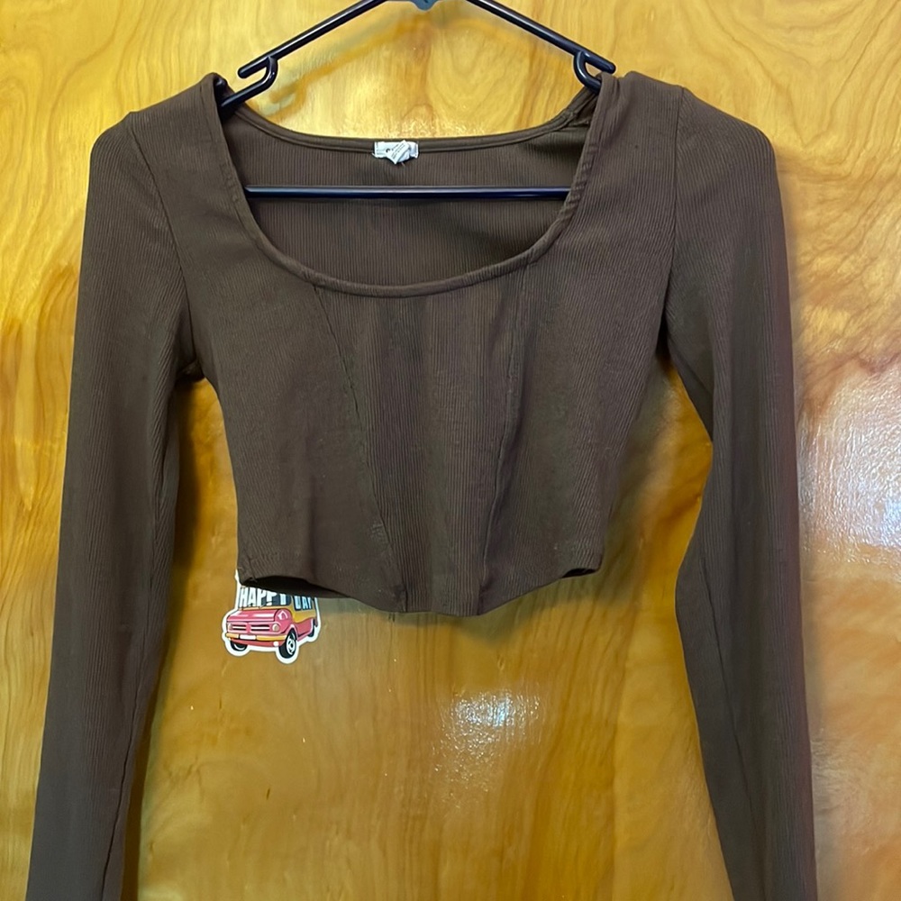 Garage Mackenzie corset long sleeve top